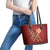 Justice To The People Leather Tote Bag African Raised Fist