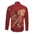 Justice To The People Long Sleeve Button Shirt African Raised Fist