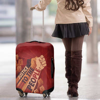 Justice To The People Luggage Cover African Raised Fist