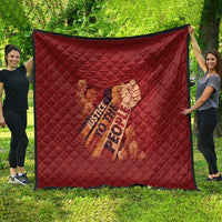 Justice To The People Quilt African Raised Fist