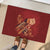 Justice To The People Rubber Doormat African Raised Fist