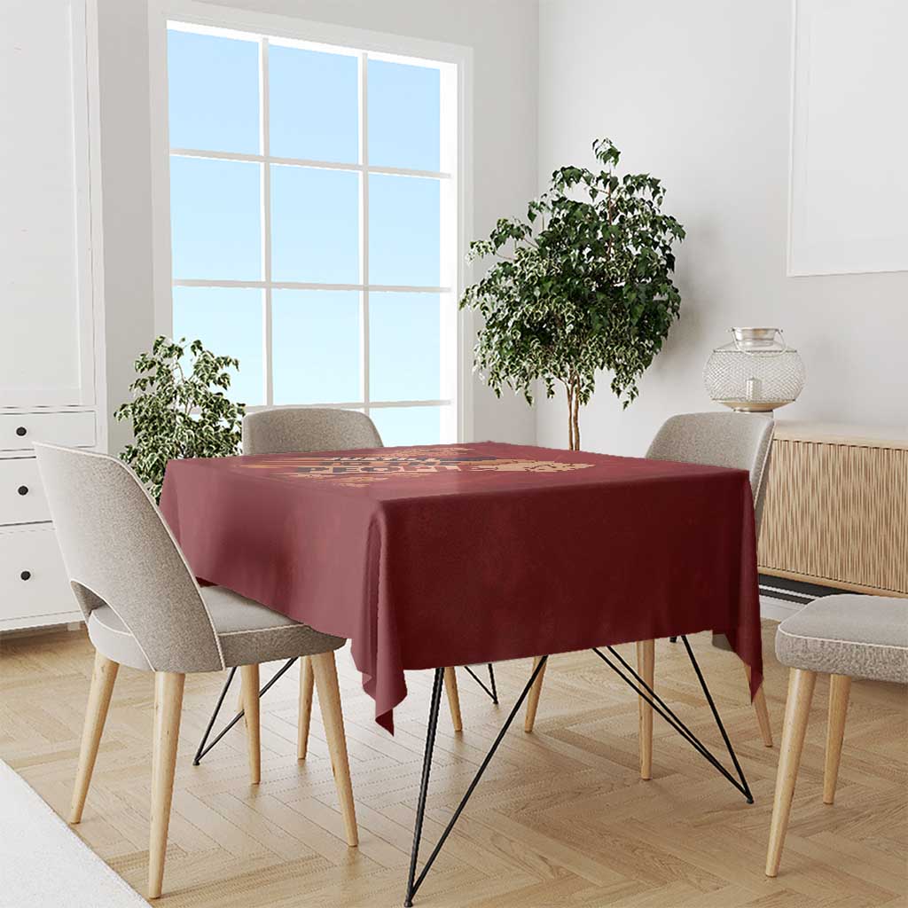 Justice To The People Tablecloth African Raised Fist