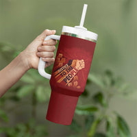 Justice To The People Tumbler With Handle African Raised Fist