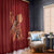 Justice To The People Window Curtain African Raised Fist