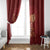 Justice To The People Window Curtain African Raised Fist