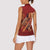 Justice To The People Women Sleeveless Polo Shirt African Raised Fist