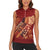 Justice To The People Women Sleeveless Polo Shirt African Raised Fist
