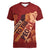 Justice To The People Women V-Neck T-Shirt African Raised Fist