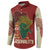 Being Black Is The Best Part Of My Personality Button Sweatshirt African Map Fingerprint