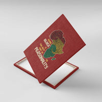 Being Black Is The Best Part Of My Personality Canvas Wall Art African Map Fingerprint