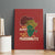 Being Black Is The Best Part Of My Personality Canvas Wall Art African Map Fingerprint