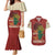 Being Black Is The Best Part Of My Personality Couples Matching Mermaid Dress and Hawaiian Shirt African Map Fingerprint