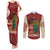 Being Black Is The Best Part Of My Personality Couples Matching Tank Maxi Dress and Long Sleeve Button Shirt African Map Fingerprint
