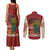 Being Black Is The Best Part Of My Personality Couples Matching Tank Maxi Dress and Long Sleeve Button Shirt African Map Fingerprint