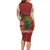 Being Black Is The Best Part Of My Personality Family Matching Long Sleeve Bodycon Dress and Hawaiian Shirt African Map Fingerprint