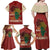 Being Black Is The Best Part Of My Personality Family Matching Off Shoulder Maxi Dress and Hawaiian Shirt African Map Fingerprint