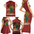 Being Black Is The Best Part Of My Personality Family Matching Short Sleeve Bodycon Dress and Hawaiian Shirt African Map Fingerprint