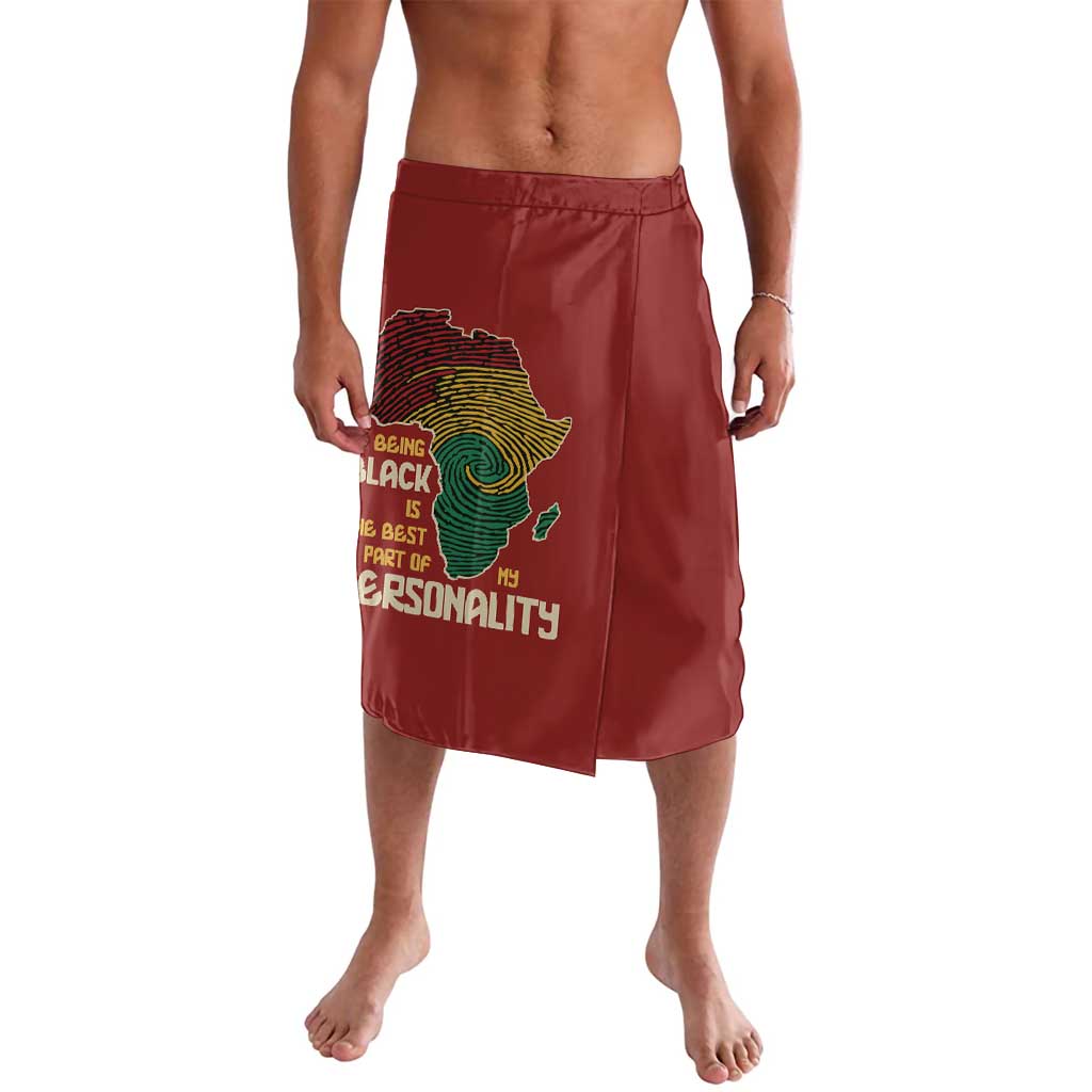 Being Black Is The Best Part Of My Personality Lavalava African Map Fingerprint