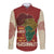 Being Black Is The Best Part Of My Personality Long Sleeve Button Shirt African Map Fingerprint