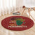 Being Black Is The Best Part Of My Personality Round Carpet African Map Fingerprint