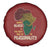 Being Black Is The Best Part Of My Personality Spare Tire Cover African Map Fingerprint