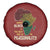 Being Black Is The Best Part Of My Personality Spare Tire Cover African Map Fingerprint