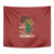 Being Black Is The Best Part Of My Personality Tapestry African Map Fingerprint