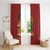 Being Black Is The Best Part Of My Personality Window Curtain African Map Fingerprint