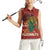 Being Black Is The Best Part Of My Personality Women Sleeveless Polo Shirt African Map Fingerprint