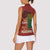 Being Black Is The Best Part Of My Personality Women Sleeveless Polo Shirt African Map Fingerprint