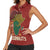 Being Black Is The Best Part Of My Personality Women Sleeveless Polo Shirt African Map Fingerprint