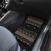 Turtle Through The Snow Christmas Car Mats - Wonder Print Shop
