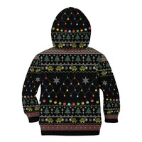 Turtle Through The Snow Christmas Kid Hoodie - Wonder Print Shop