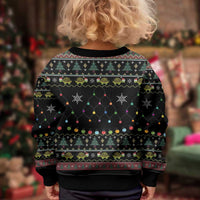 Turtle Through The Snow Christmas Kid Ugly Christmas Sweater - Wonder Print Shop