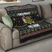 Turtle Through The Snow Christmas Quilt - Wonder Print Shop
