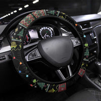 Turtle Through The Snow Christmas Steering Wheel Cover - Wonder Print Shop