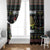 Turtle Through The Snow Christmas Window Curtain - Wonder Print Shop