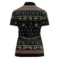 Turtle Through The Snow Christmas Women Polo Shirt - Wonder Print Shop