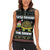 Turtle Through The Snow Christmas Women Sleeveless Polo Shirt - Wonder Print Shop