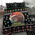 Christmas Become Ungovernable Moo Deng Bedding Set Humor Cute Baby Hippo Joke - Wonder Print Shop