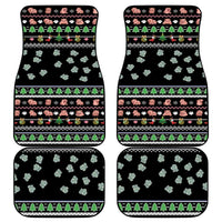 Christmas Become Ungovernable Moo Deng Car Mats Humor Cute Baby Hippo Joke - Wonder Print Shop