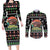 Christmas Become Ungovernable Moo Deng Couples Matching Long Sleeve Bodycon Dress and Long Sleeve Button Shirt Humor Cute Baby Hippo Joke - Wonder Print Shop