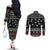 Christmas Become Ungovernable Moo Deng Couples Matching Off The Shoulder Long Sleeve Dress and Long Sleeve Button Shirt Humor Cute Baby Hippo Joke