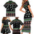 Christmas Become Ungovernable Moo Deng Family Matching Short Sleeve Bodycon Dress and Hawaiian Shirt Humor Cute Baby Hippo Joke - Wonder Print Shop