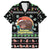Christmas Become Ungovernable Moo Deng Family Matching Short Sleeve Bodycon Dress and Hawaiian Shirt Humor Cute Baby Hippo Joke - Wonder Print Shop