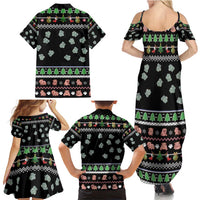 Christmas Become Ungovernable Moo Deng Family Matching Summer Maxi Dress and Hawaiian Shirt Humor Cute Baby Hippo Joke - Wonder Print Shop