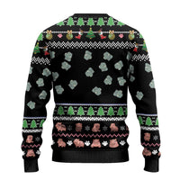 Christmas Become Ungovernable Moo Deng Ugly Christmas Sweater Humor Cute Baby Hippo Joke - Wonder Print Shop