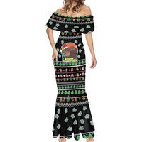Christmas Become Ungovernable Moo Deng Mermaid Dress Humor Cute Baby Hippo Joke - Wonder Print Shop