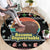 Christmas Become Ungovernable Moo Deng Round Carpet Humor Cute Baby Hippo Joke