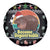 Christmas Become Ungovernable Moo Deng Spare Tire Cover Humor Cute Baby Hippo Joke - Wonder Print Shop